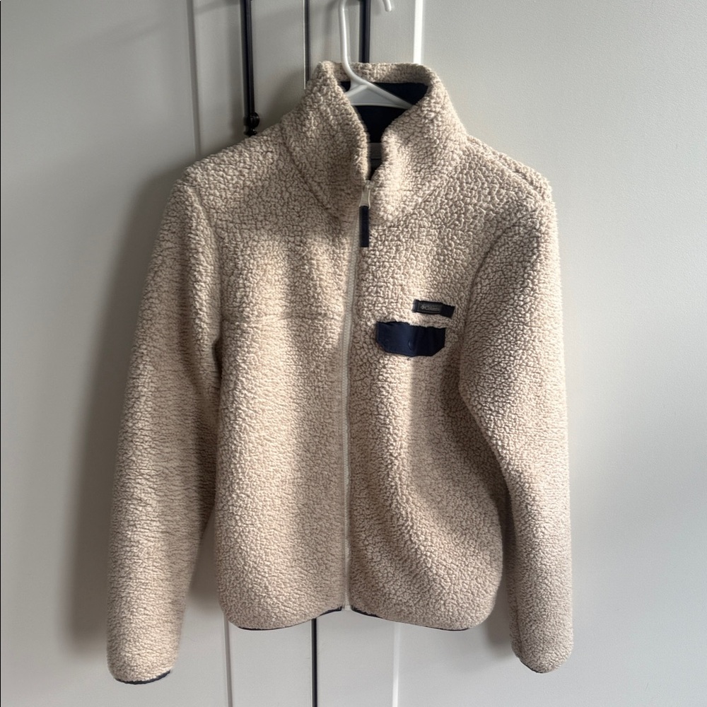 Columbia Cream Sherpa Fleece Jacket